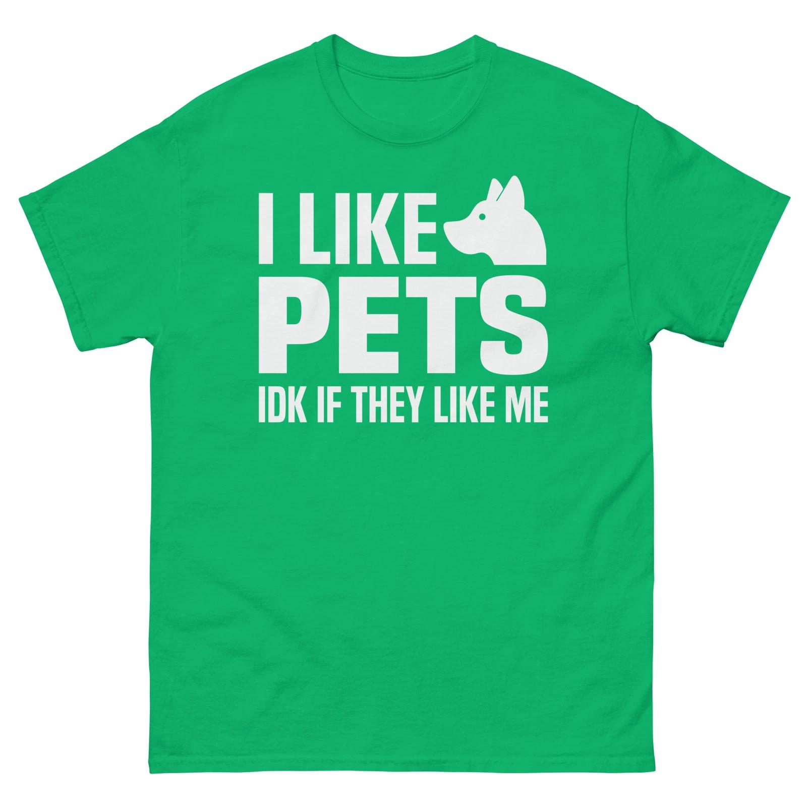 Мне нравятся питомцы Классическая футболка S