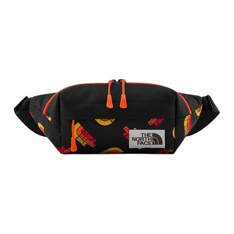 The North Face 3.8L Vanlife 70s Retro All-Over Print Logo Waist Bag Outdoor Unisex Waist Bag Black NF0A5JWF-JK3