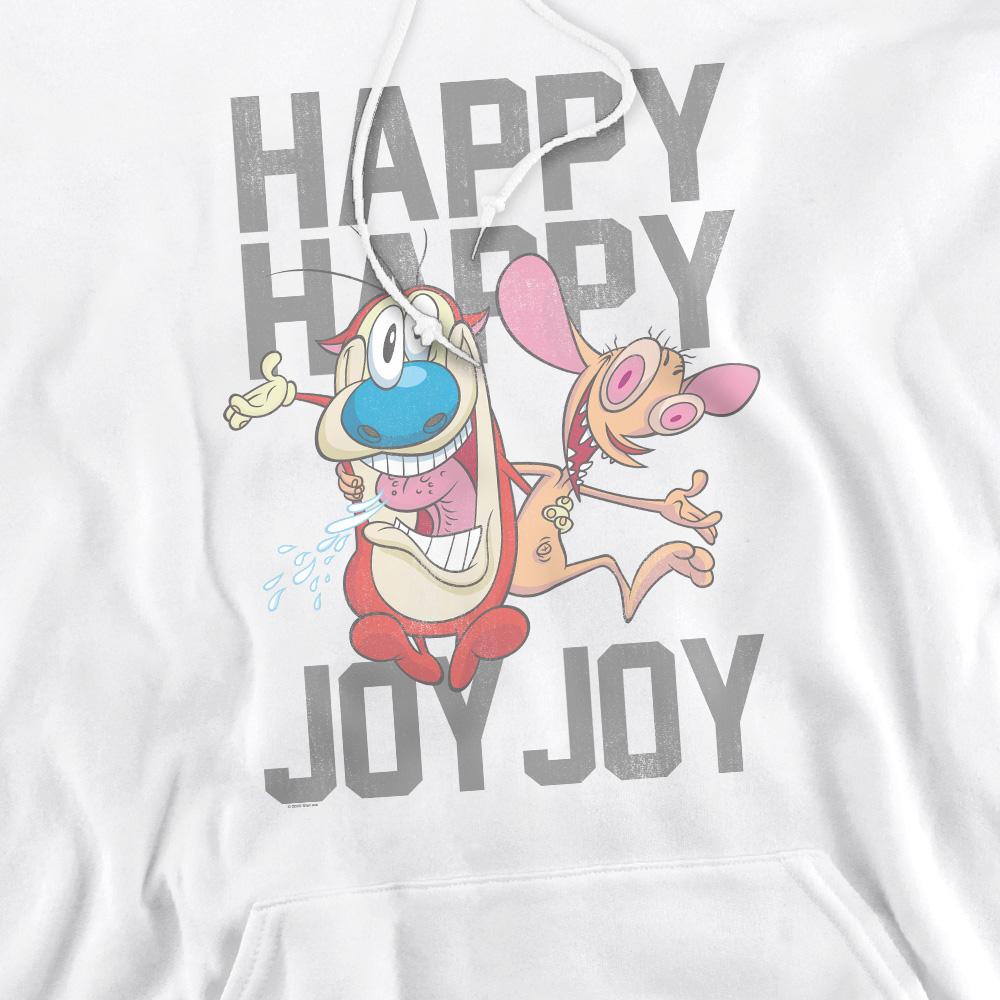 Ren & Stimpy Mens Happy Happy Joy Joy Hoodie