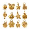 Creative Gold Mini Diy Butterfly Love Pendant Collection Stainless Steel Gold Plated Compact Accessories