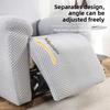 1Seat New Recliner Sofa Cover Split All-inclusive Sofa Covers Dust-proof Solid Color Lounge Armchair Slipcover Living Room Home