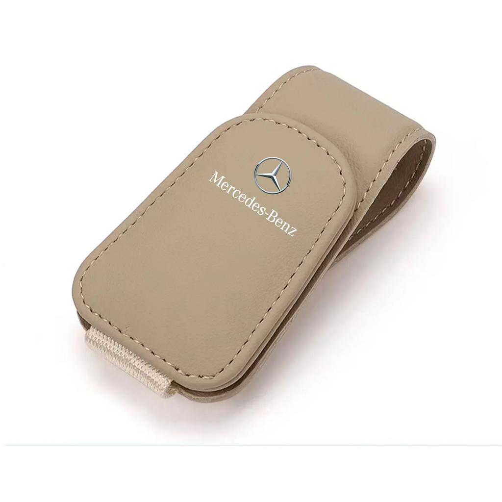 SFL1 Car Glasses Clip Sunglasses Ticket ID Holder For Mercedes Benz W117 W176 W177 W205 204 W213 W253 W156 W218 W166 CLA GLC AMG
