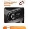 Savadicar Carbon Fiber Interior Accessories - Headlight Switch Trim for 2018-Present Jeep Wrangler JL JLU 4XE & Gladiator JT - Premium Texture