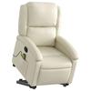 VidaXL Reclining Massage Armchair, Relaxation Chair with Adjustable Backrest and Footrest, Salon Seat, Modern, 3204234
