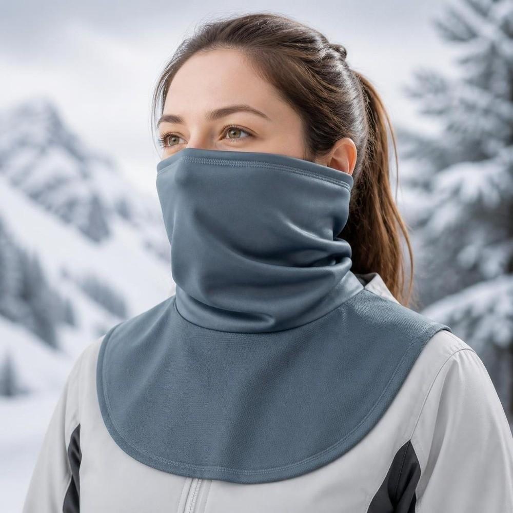 Soft Men Cycling Neck Warmer Thicked Thermal Scarf New Wind Protector Daily Commutes