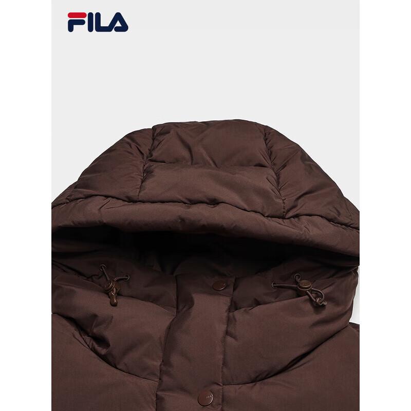 FILA Women's Windproof Water-Repellent Hooded Down Jacket