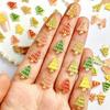 Pack of 20 Luxury Resin Nail Charms Christmas Tree Nail Art Gems for Long Lasting DIY Manicure Use Festive Event
