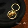 Old Money Wind Retro Croix Cross Element Sanskrit Diamond Ring Male And Female Couples Ring Niche Fashion Ring Accessories