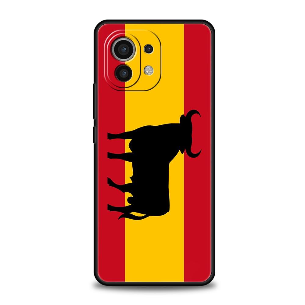 Spanien Stierflagge Handyhülle Für Xiaomi Mi 15 14 14T 13T 12T Pro 12 13 11 Lite 5G 11T Poco X6 X7 X5 Pro Weiche TPU-Hülle