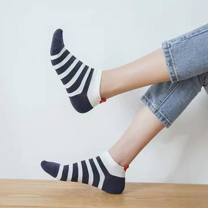 5 Paar Damen Socken Frühling Sommer Kurze Socken Dreidimensionale Herzförmige Socken Cartoon Glücklich Lustig Niedlich Baumwollsocken