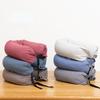 Liangpin Neck Pillow Striped Particle Pillow Car Neck Pillow Japanese Style Cylindrical Pillow Travel Pillow