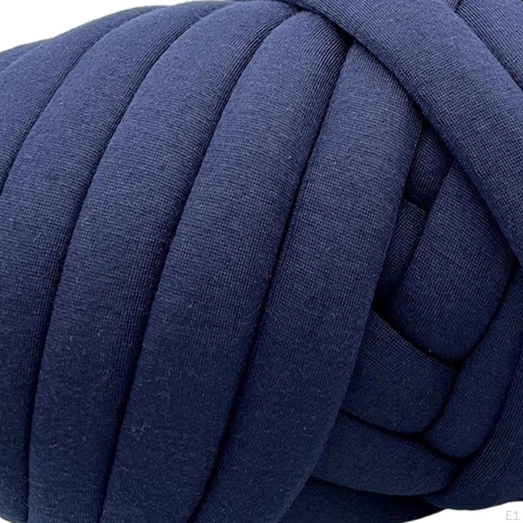 Chunky Yarn, Breathable Soft Polyester Durable Hand Knitting for Blanket Crocheting Pillow Tapestry