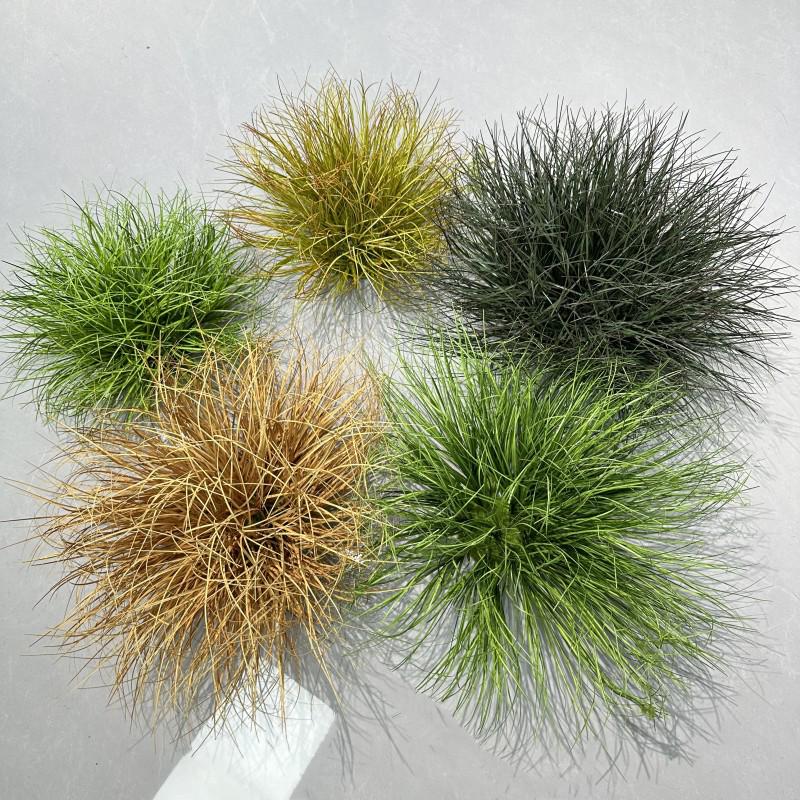 Artificial Grass Ball Ornament for Indoor Landscaping and Photography 