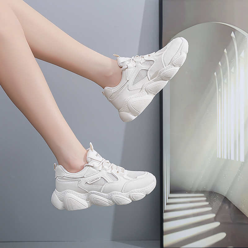 Fashion Tied Increases Height Sneakers Luxury Brand Women Running Women's Black Boots School Woman Shoes Sport Special Offers