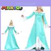 Vestido de Cosplay da Rosalina de Super Mario Galaxy Conjunto Completo com Coroa