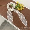 Fashion Solid Color Lace Embroidery Women's Hair Scarf Korean Style Hair Long Ribbons Scarf Hair Bands  Headwear