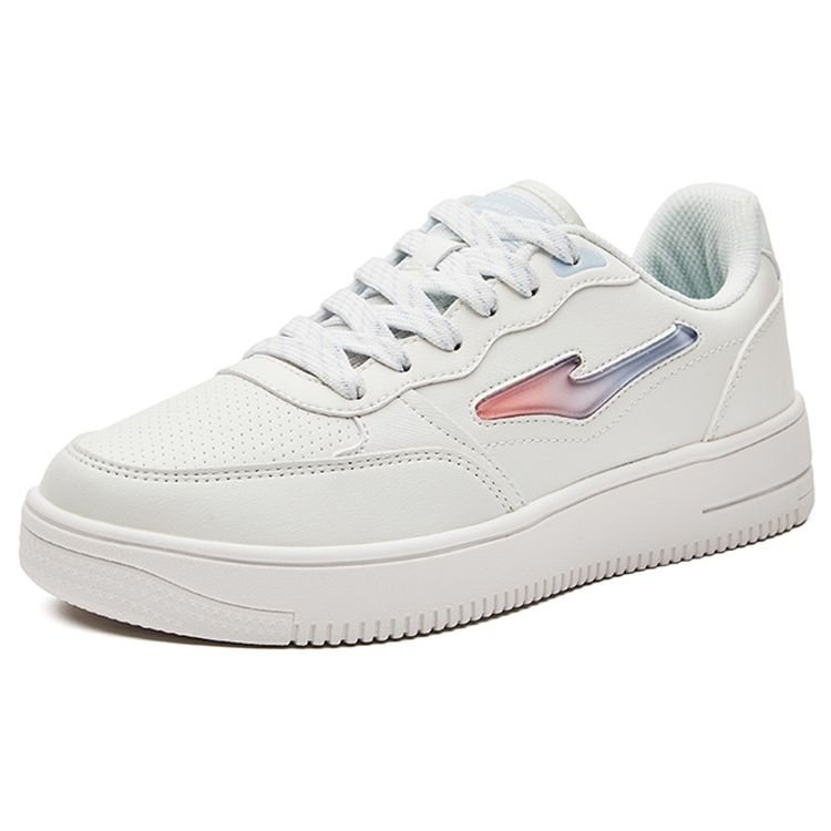 Hongxing Erke Rose Durable Lightweight Non-Slip Low-Top Skate Shoes Women sneakers White 52122201021-001