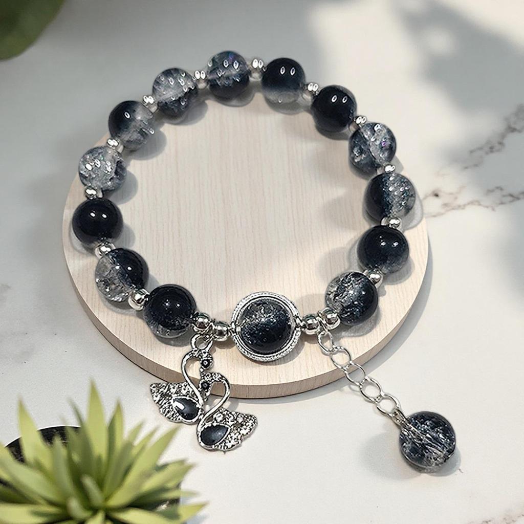 Butterfly Love Flower 10mm Handmade Beaded Bracelet - Original, Personalized, Exquisite Jewelry Gift for Friends and Newcomers