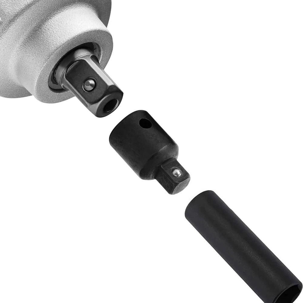 4 STÜCKE Werkzeugzubehör Schlagschrauberadapter Chrom-Vanadium-Stahl Schraubenschlüsseladapter Reduzierhülse