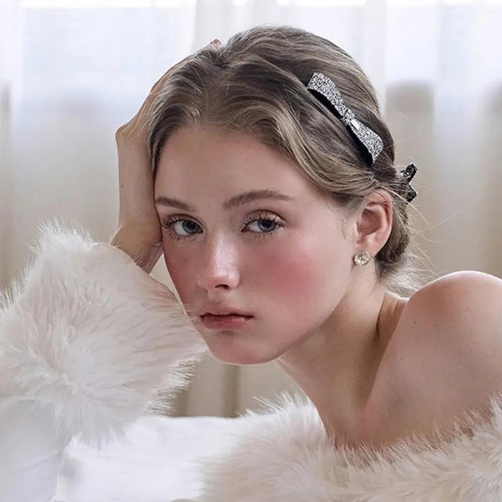Eve Crystal Ribbon Hairband JC057HB hematite