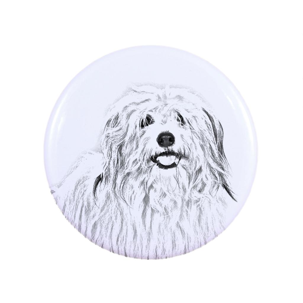 Coton de Tulear, Cotie – Pin with your dog, add your own photo – Design 01 | Art-Dog