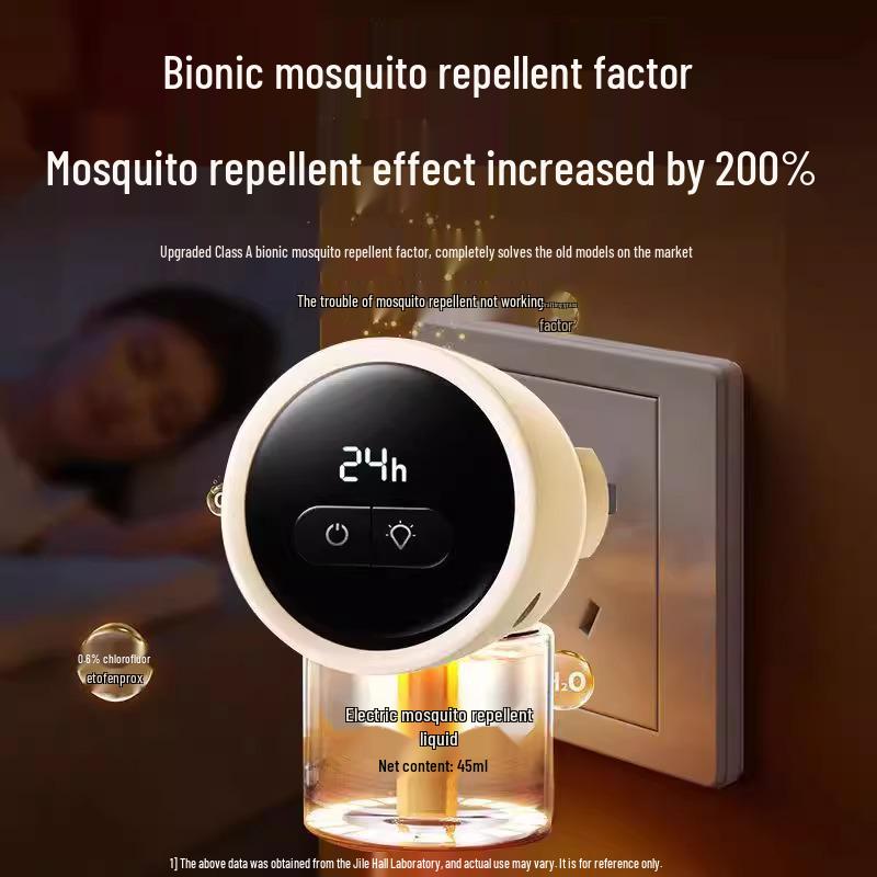 Electric Mosquito Repellent Liquid for Home - Safe for Pregnant Women & Infants, Plug-in Refill