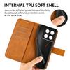 For Xiaomi 14T Stand Case Anti-Scratch Calf Texture Leather Phone Cover