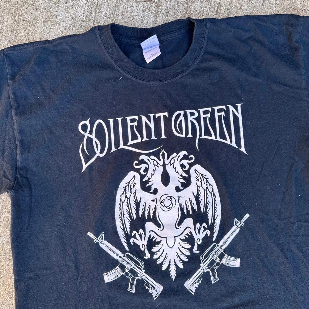 Vtg Soileent Green Cotton Navy Color Shirt Unisex Concert S to 5XL BO520 Unisex T-Shirt XXXXL