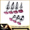 Metal Cat Face Anal Plug Erotic Toys Rear Stopper Adult Products