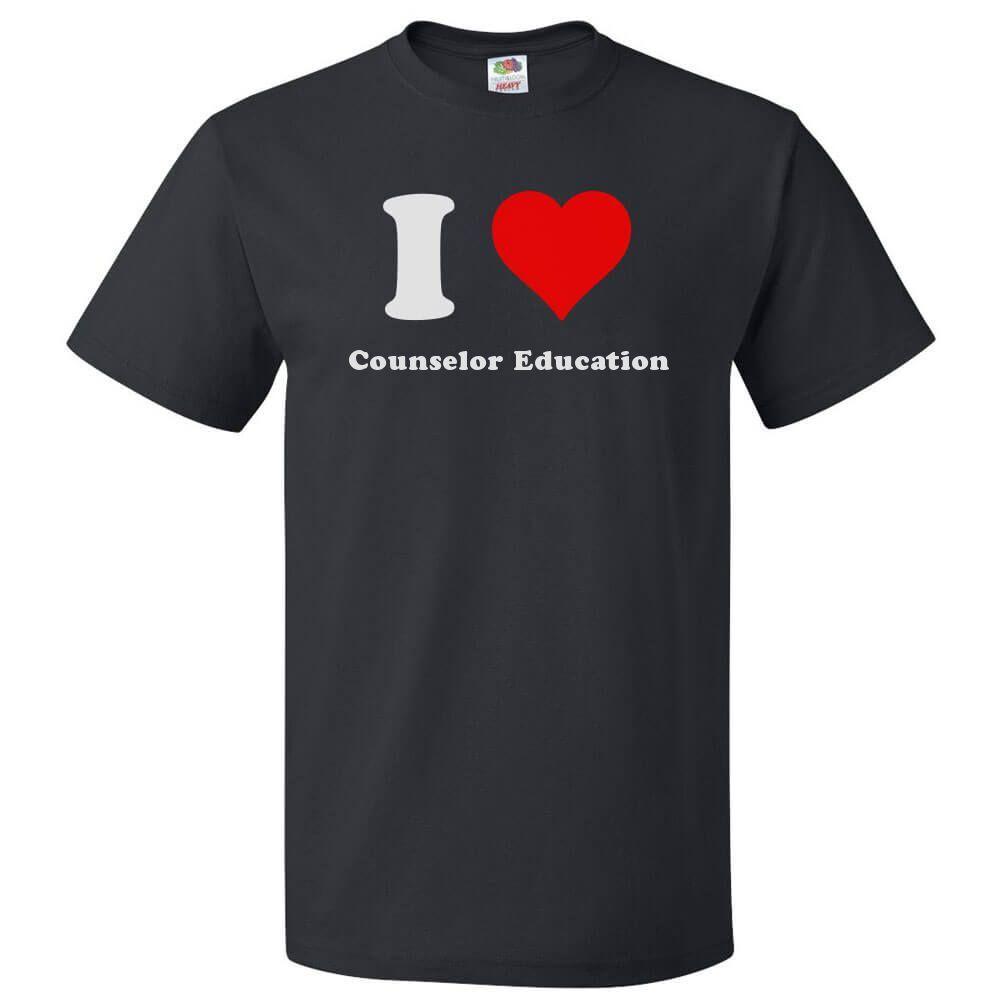 Camiseta I Love Counselor Education Camiseta I Heart Counselor Education TeeSe abre en una nueva ventana o pestaña M