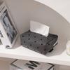 Creative Polka Dot Tissue Box With Polyester Fabric For Home Decor And Office Use