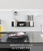 Yamazaki Magnetic Kitchen Shelf S Black W30 X X H6cm Tower Seasoning Rack Kitchen Rack 10012 D7.2