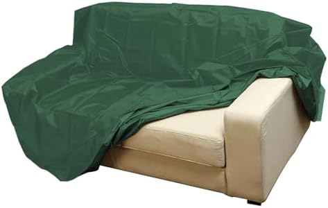 ZONADAH 3-Seater Garden Bench Cover 134x66x89cm Waterproof UV Resistant 210D Green Outdoor Patio Furniture Protector