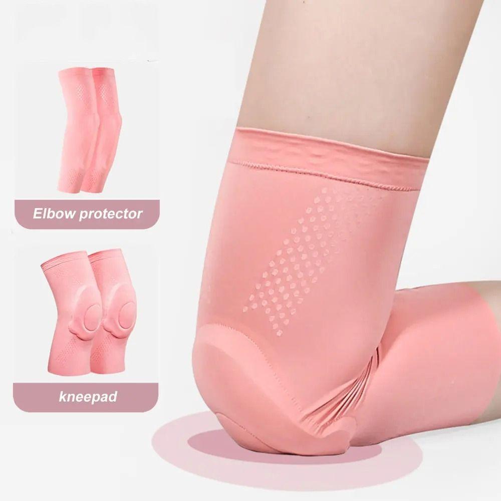 

Компрессионные спортивные наколенники Ультратонкий протектор колена Моющийся наколенник Бандаж для танцев Pink-XS-Elbow Pads