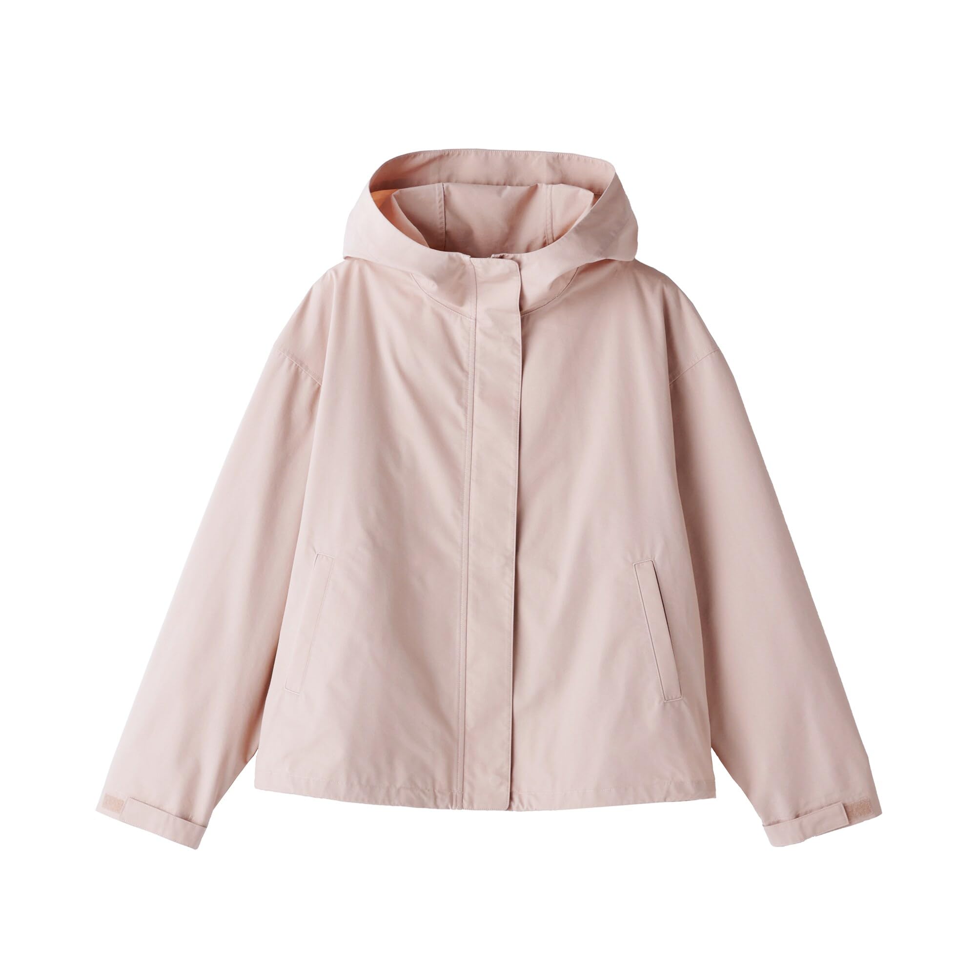 

MUJI Women s Water-Repellent Hooded Jacket, BD0ZVA5S, Pink, Size S