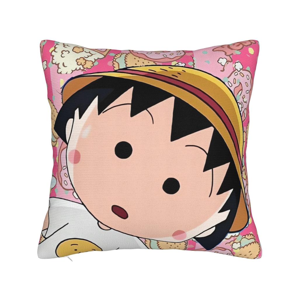 Chibi Maruko-chan Pillow Case Custom Pillow Cover For Wedding Party Home Decor Morden Cushion Cover