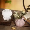 Creative Vase Silicone Mold Lotus Lucky Bag Shaped Vase DIY Resin Plaster Clay Cement Decorative Ornament Vase Mold Home Decor