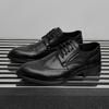 Fashion 2025 Stylish Lace-Up for Men Business Shoes Leather Mens Casual Flats All-match for Men Oxfords Shoes New Men's Walking Shoes
