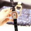 Same Fashion Retro Women'S Watch, Wine Barrel Type Diamond-Encrusted Digital Belt Waterproof Watch