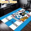 Custom Name Coventry City Football Club  Rug, Office Rug, Chair Rug, Carpet for Living Rooms, Doormat Game Rug Home Decor Christmas Gifts
