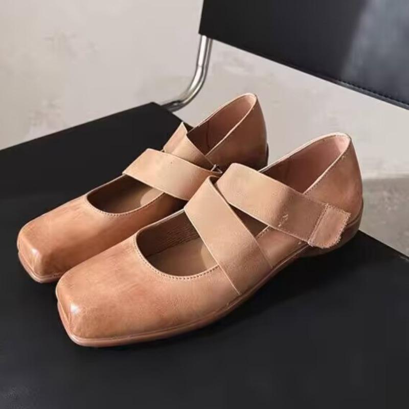 Fashion Elegant Women's Flats Ballet Shoes Designer Leather Loafers Shoes Fad Shallow Casual Sneakers 2025 New Summer Dress Zapatillas