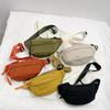 Borsa a Vita Casual alla Moda Marsupio da Fianco Borse a Cintura da Donna Street Grande Capacità Marsupi da Vita in Nylon Borsa a Tracolla Unisex Hip-Hop da Petto