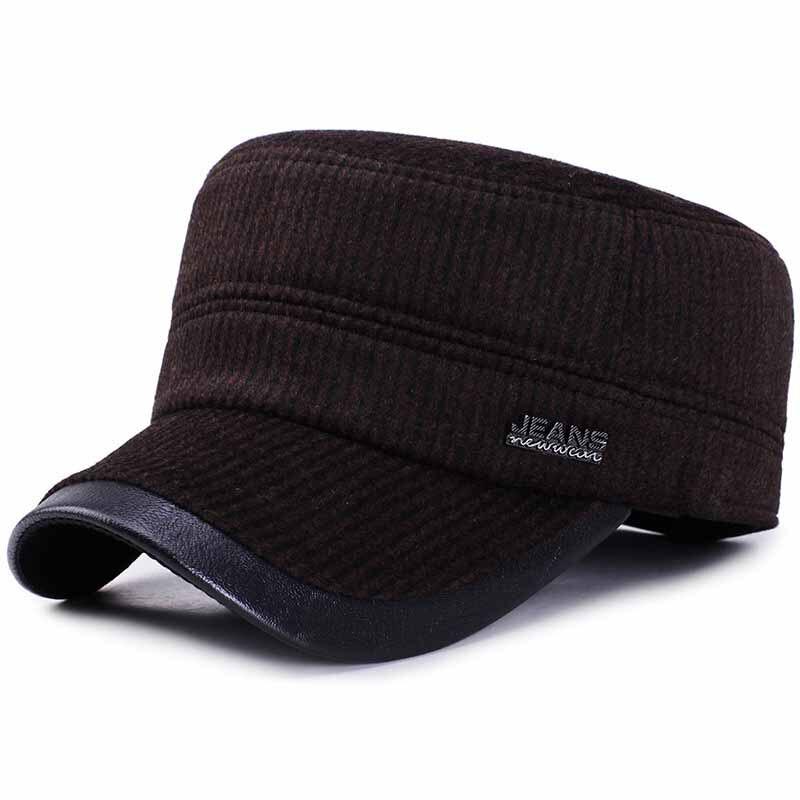 Hat Mens Wild Baseball Cap Mens Autumn Soft Top Cap Winter Outdoor Leisure Visor