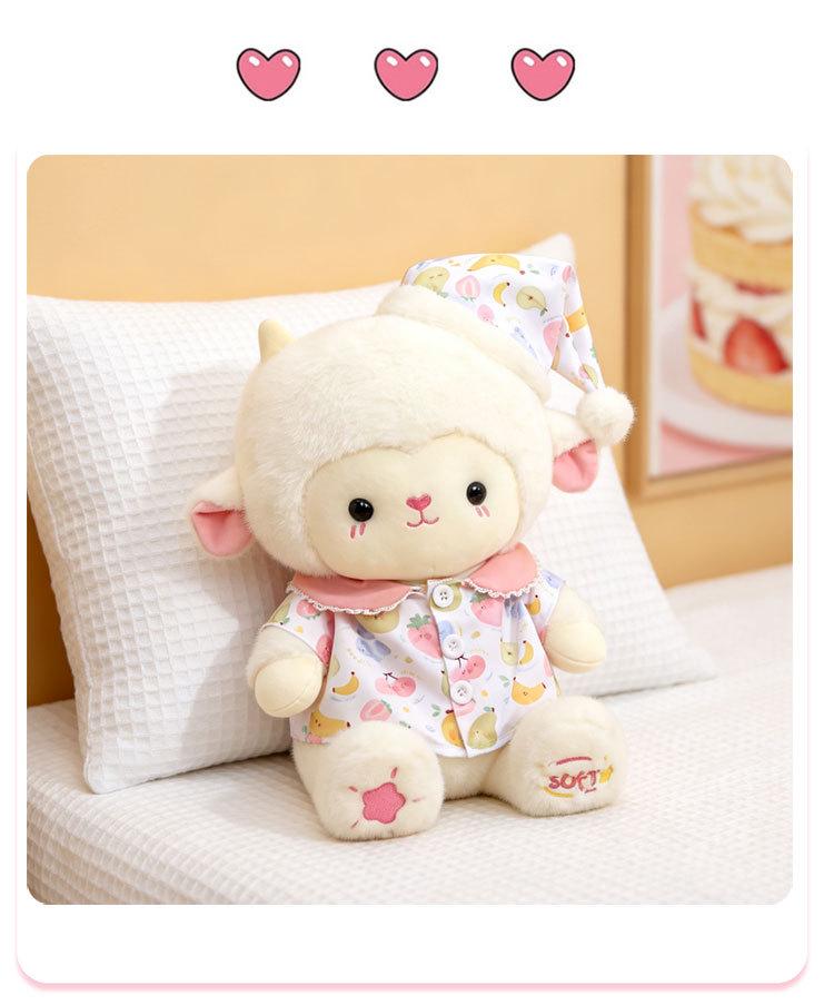 Adorable Lamb Plush Doll - Soft Soothing Pillow for Girls, Ideal Birthday Gift