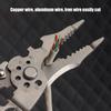 Crimper Cable Cutter Adjustable Automatic Wire Stripper Multifunctional Stripping Crimping Pliers Terminal Hand Tool