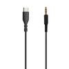 Spirals Headphone Cord Type C to 3.5mm Flexible PVC Audios Cable for Monitor Major Headsets Studio Grade Sound Output