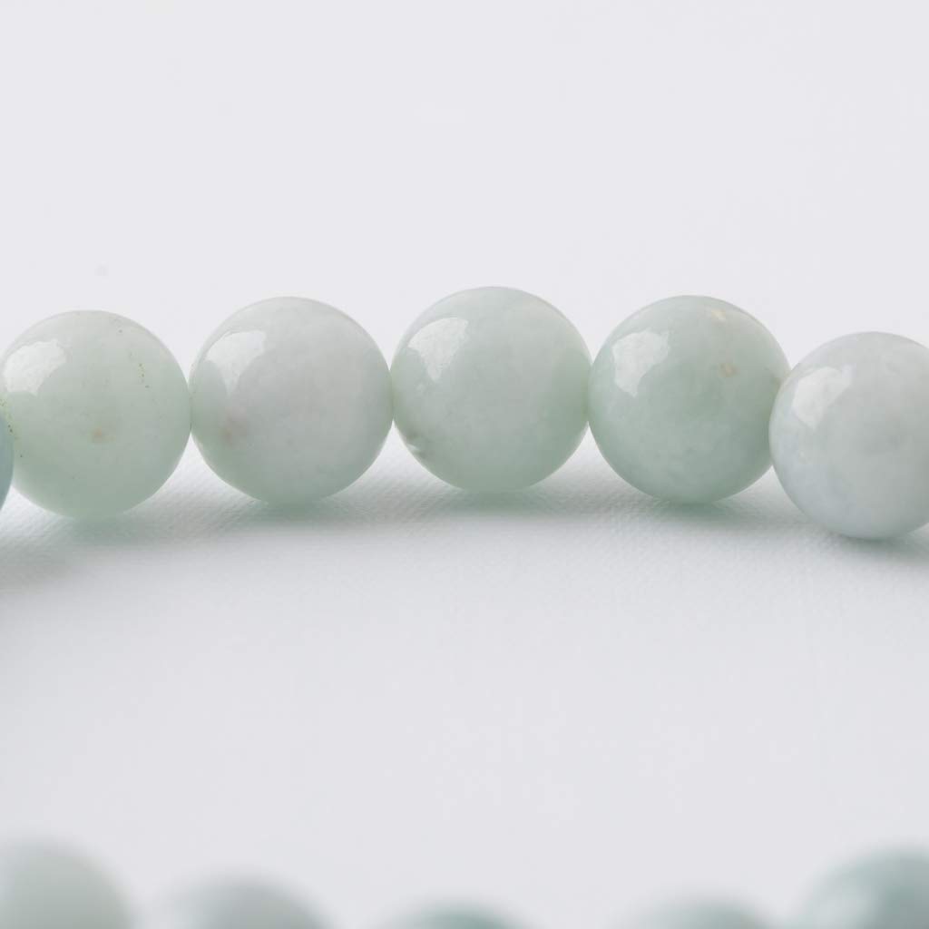 16cm Itoigawa Natural Jadeite Japanese National Jomon Power Stone Jadeite Workshop Special Paulownia Wood Quality Guarantee BR0246 (8mm beads, size)