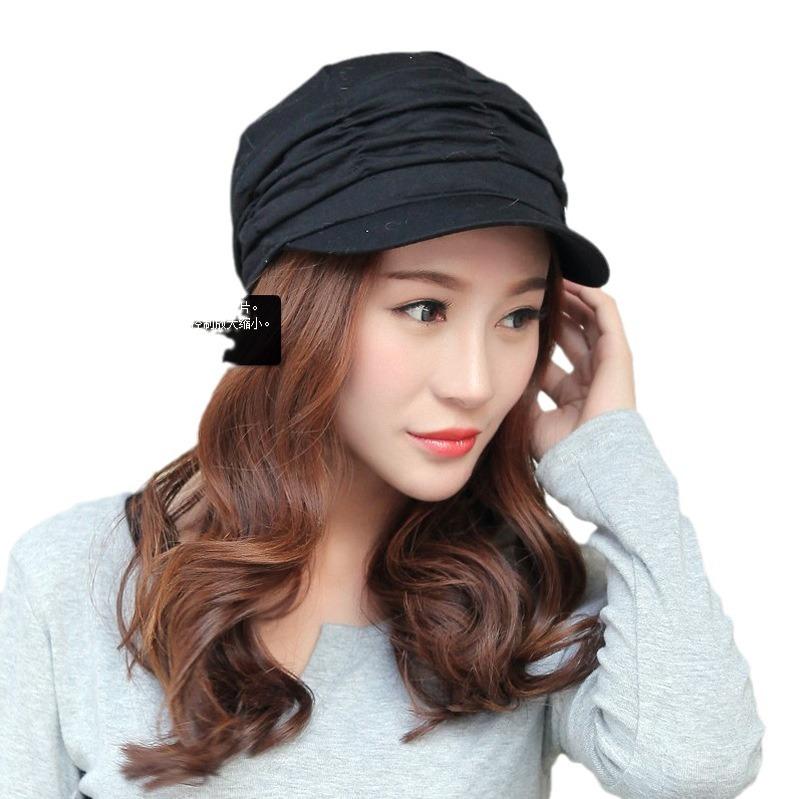 Beret Damski Zimowy Czapka Oktagonalna Ciepła Dzianinowa Czapka Starszej Damy Ciepła Czapka Średniego Wieku