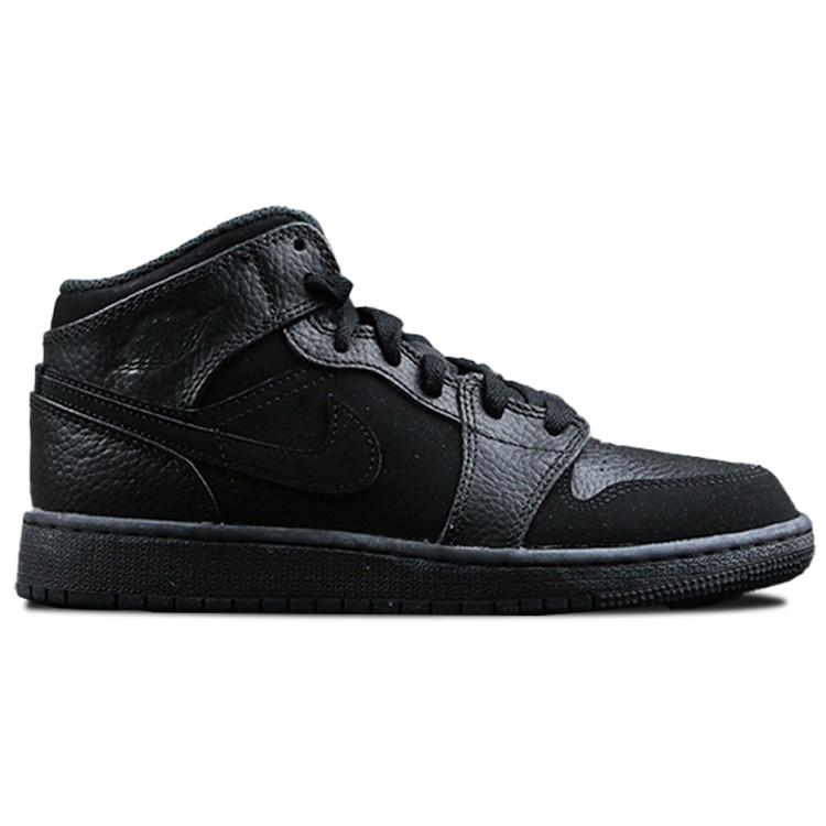 Jordan 1 Mid Retro Bright Black 554725-064
