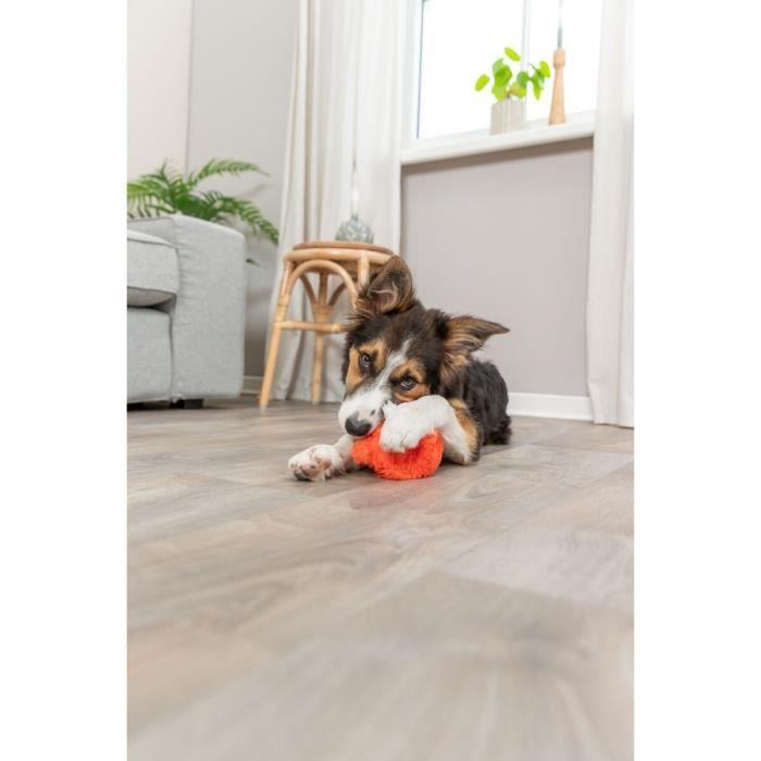 Jouet Peluche - Trixie - Renard Rond - Orange - Lot De 2 - Doux Et Résistant